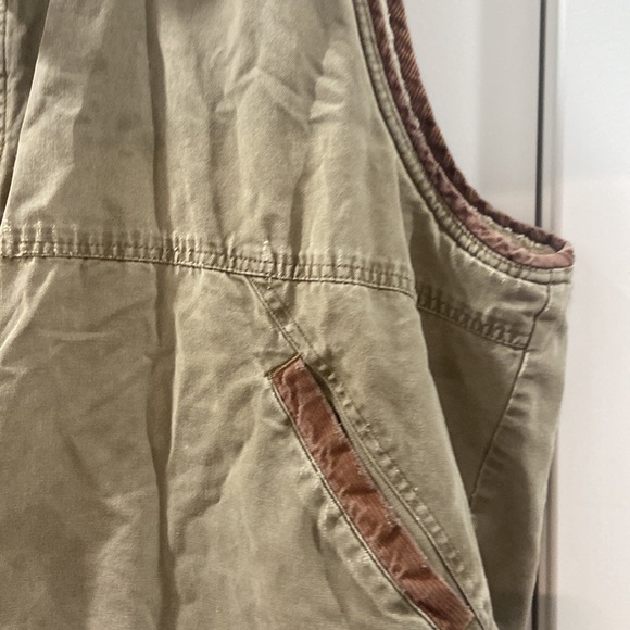 Wrangler Hero Vest Mens Green Aged Faded workforce Full Zip Sherpa Lined Sz 3XL - Picture 10 of 16